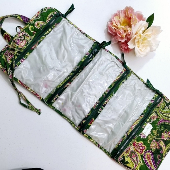 Vera Bradley paisley print travel organizer and jewelry case - Picture 2 of 5